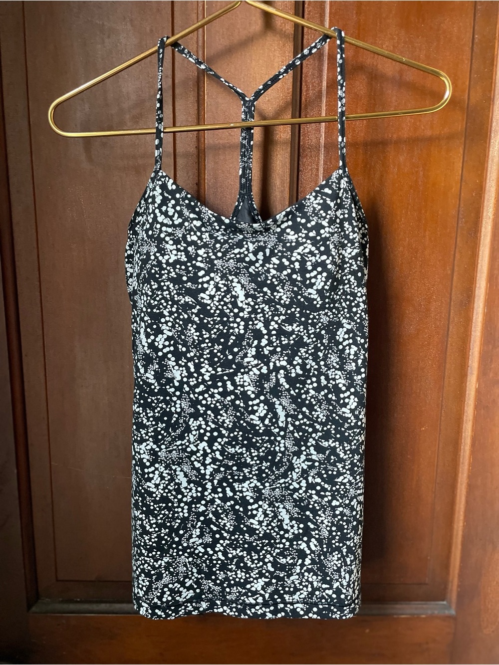 Lululemon women's size 6 black / white athletic tank top